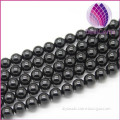 2015 wholesale price 3A quality Natural black tourmaline round beads 12mm gemstone loose beads